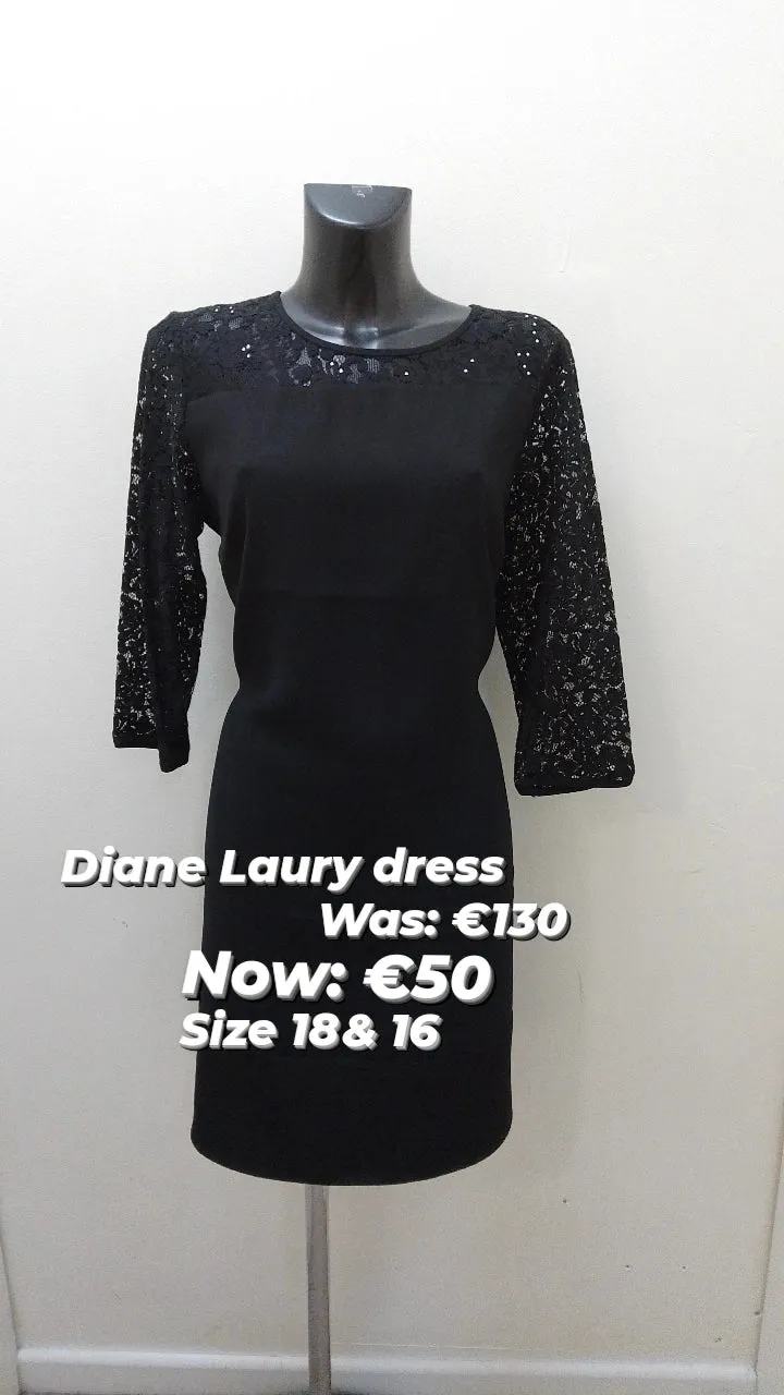 605 Diane Laury Black dress