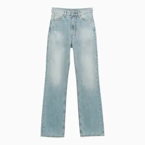 Acne Studios    Acne Studios Light Blue Distressed Regular Jeans