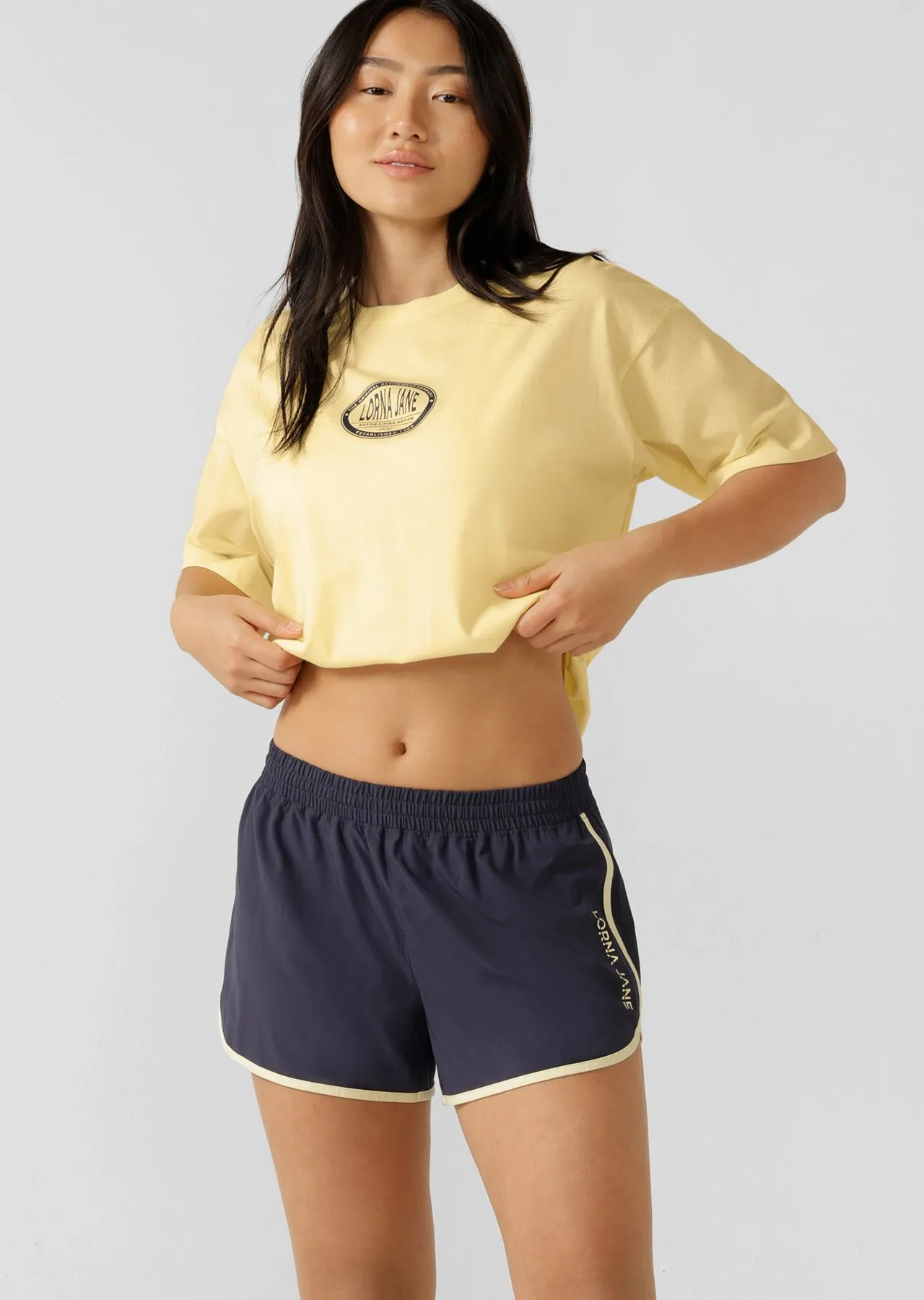 Active Nation Washed Boyfriend Tee | Short Sleeve | Lorna Jane Australia