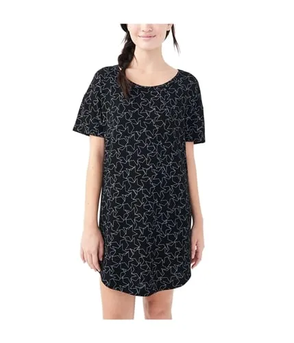 Aeropostale Womens Star Pajama Shirt Dress