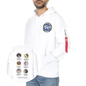 Alpha Industries M' Apollo Mission Hoody White