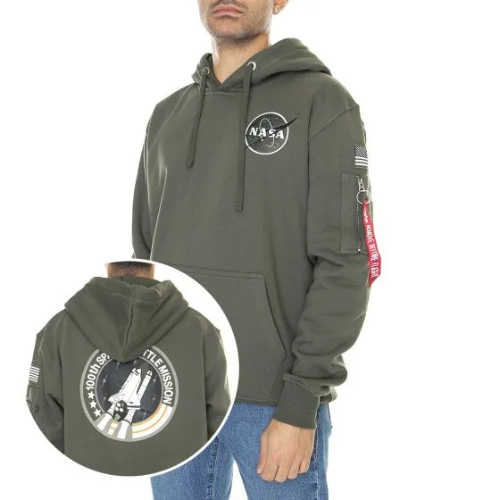 Alpha Industries M' Space Shuttle Hoody Dark Olive