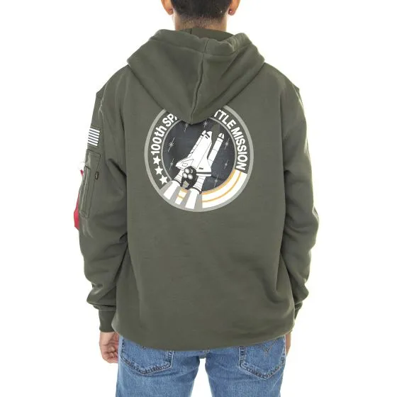 Alpha Industries M' Space Shuttle Hoody Dark Olive