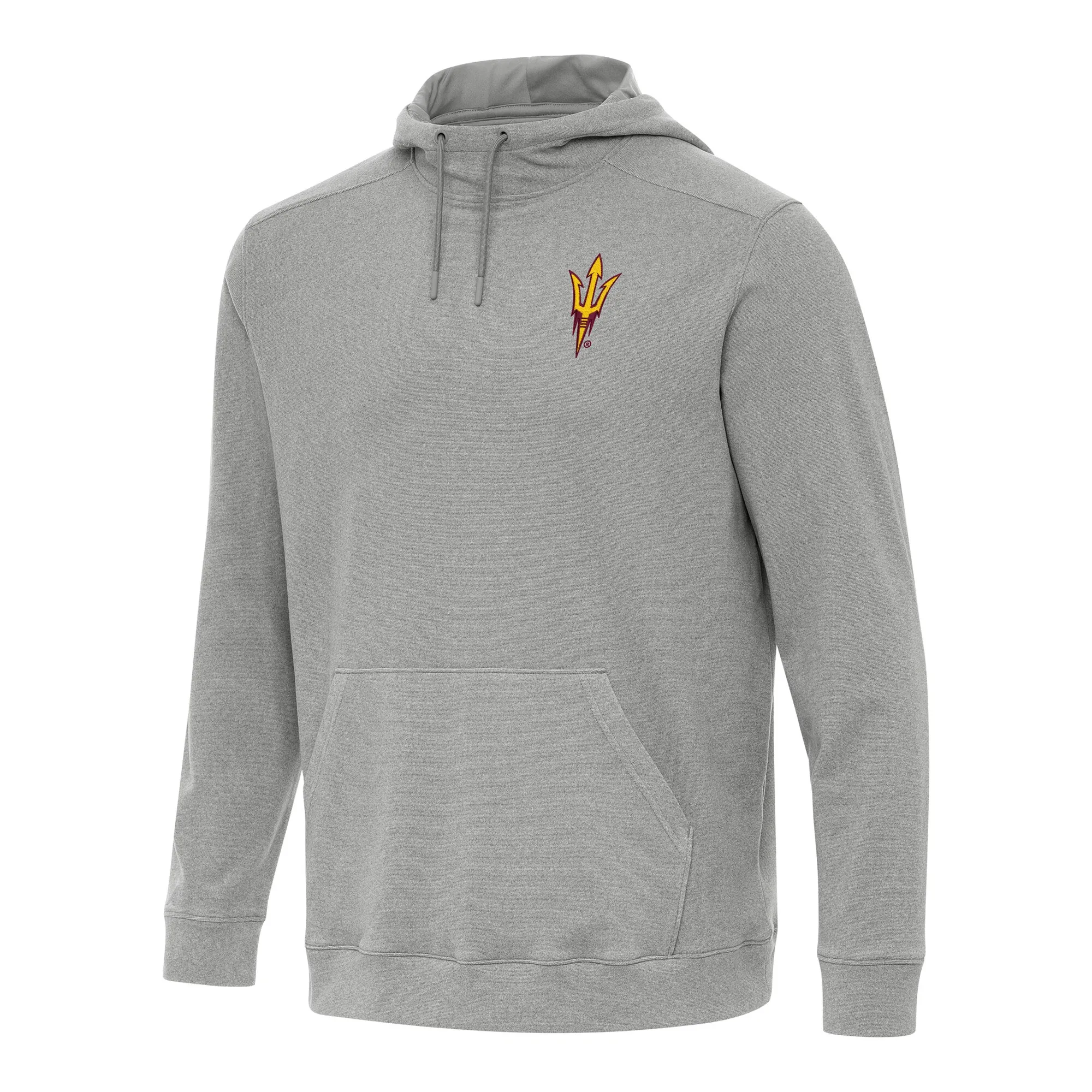 Antigua Arizona State Sun Devils Heather Gray Cloud Pullover Hoodie