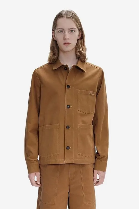 A.P.C. jacket men's brown color