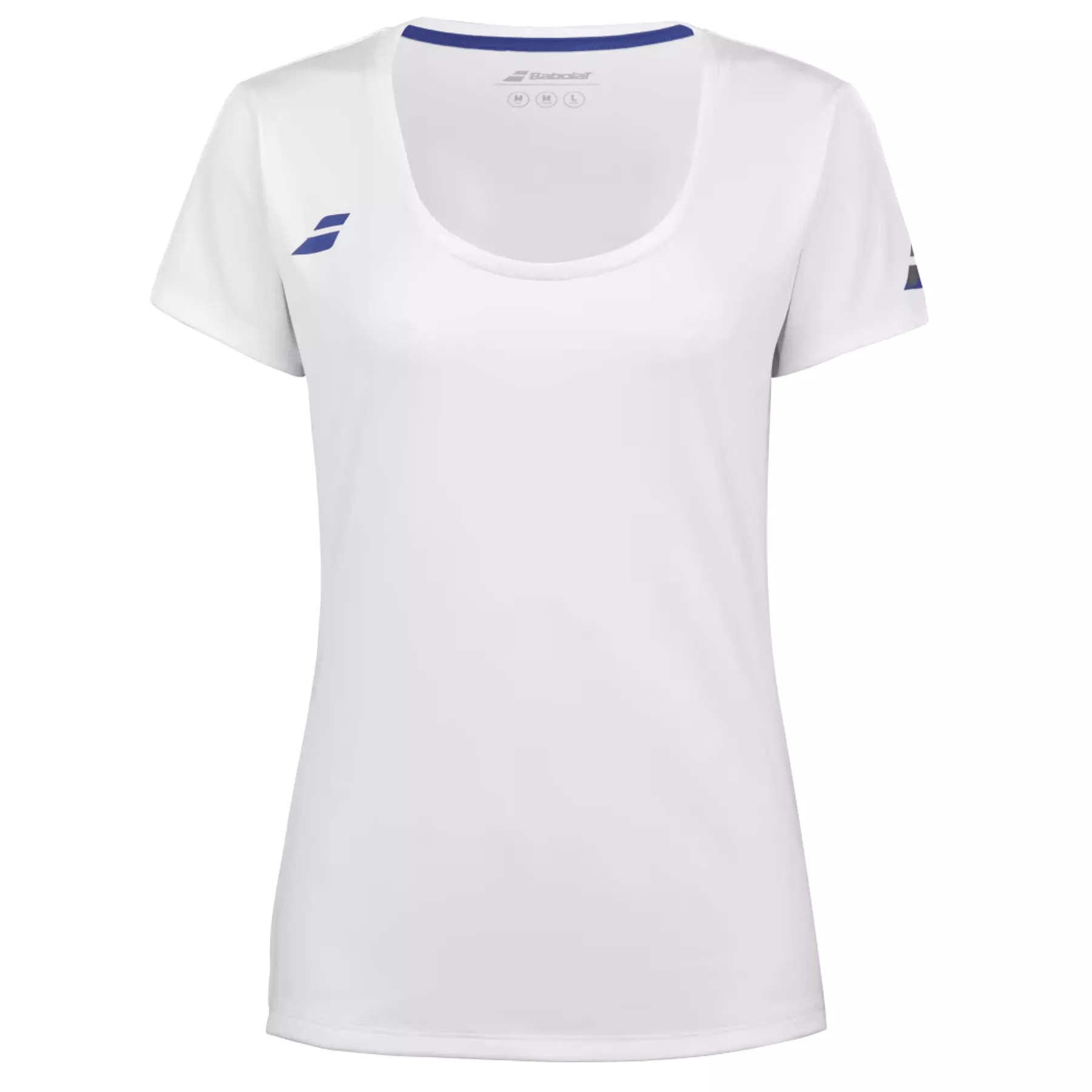 Babolat Play Cap Sleeve Girl Top 1000 - White/White