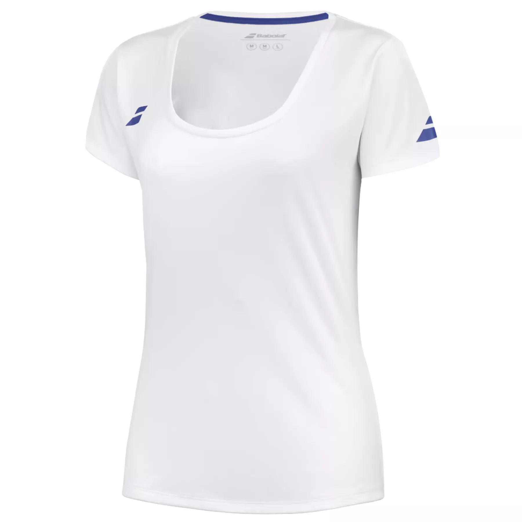 Babolat Play Cap Sleeve Girl Top 1000 - White/White