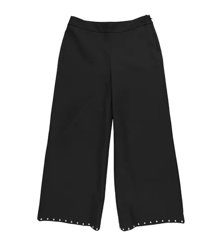 Bar Iii Womens Studded Hem Casual Cropped Pants