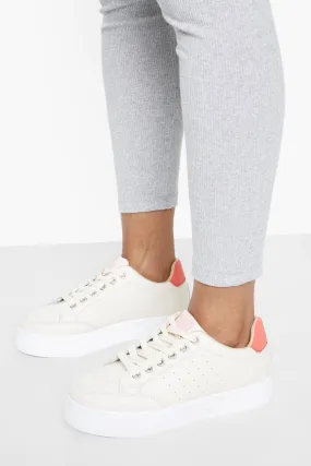 Basic Platform Lace Up Sneakers