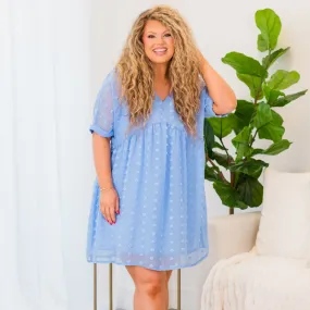 Be Spotted Dress, Spring Blue