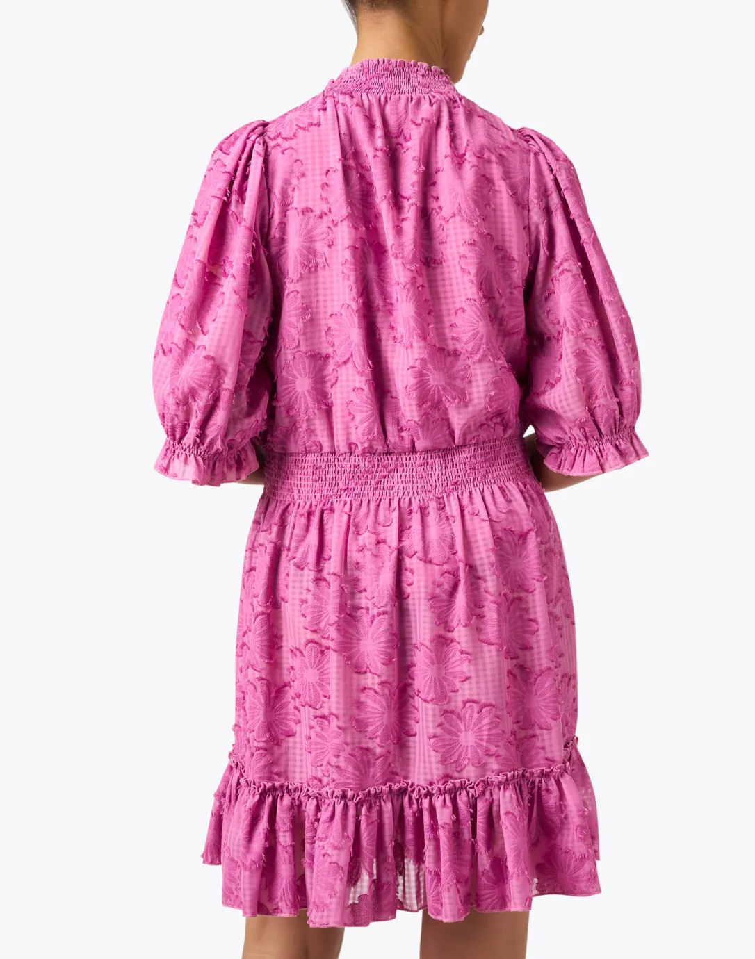 Bennett Purple Floral Chiffon Dress