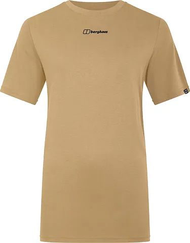 Berghaus Boyfriend Dolomites Mountain Short Sleeve Tee T-Shirt, Sand Dune