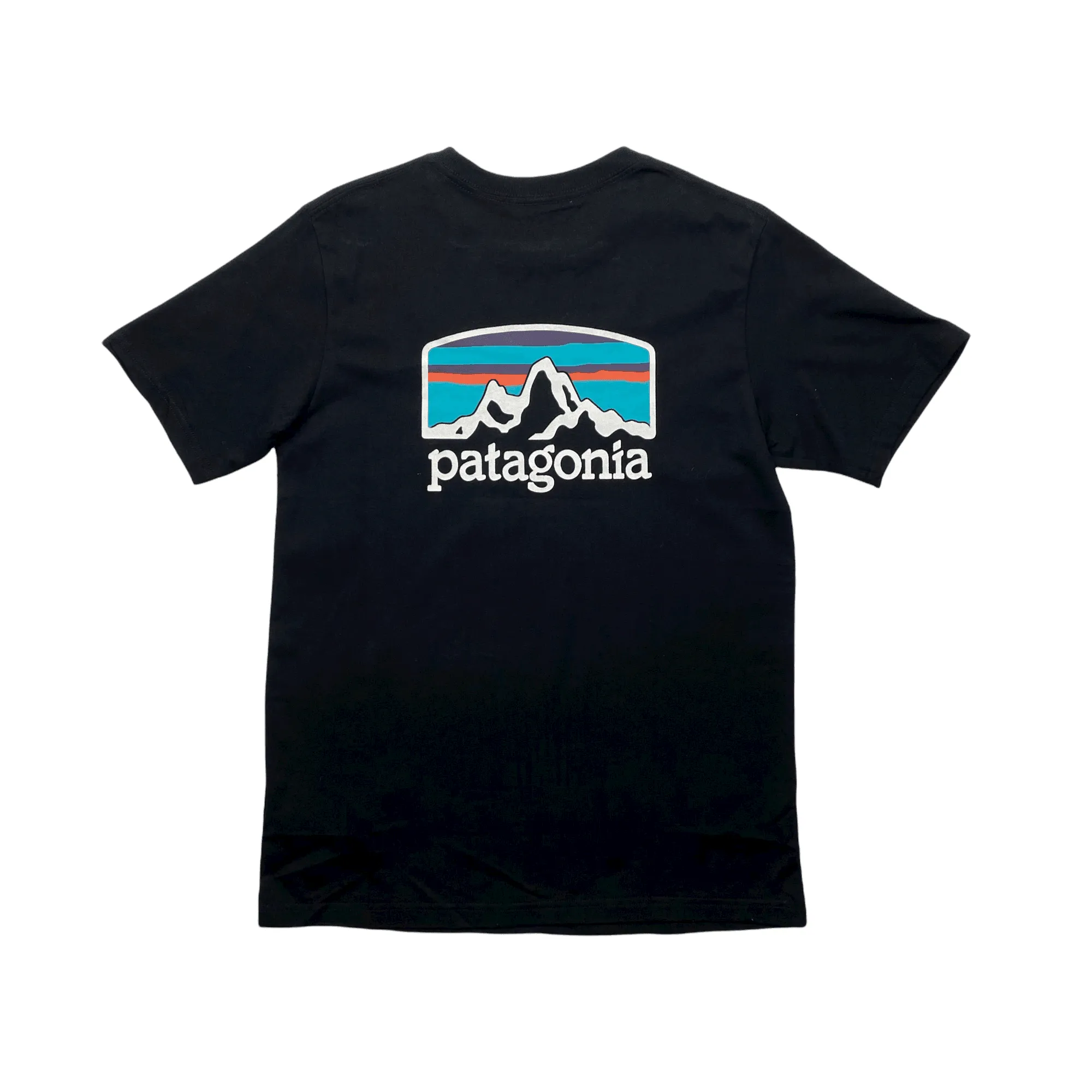 BLACK PATAGONIA TEE - LARGE (RECOMMENDED SIZE - MEDIU