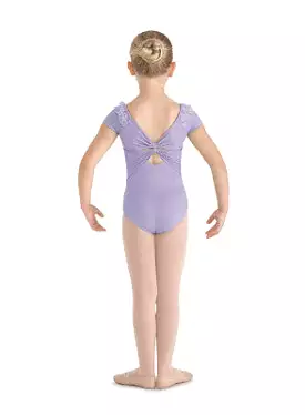 Bloch Child Bow Back Cap Sleeve Leotard - CL8622