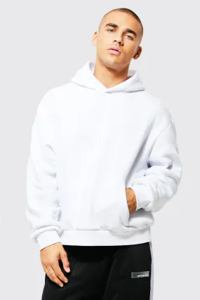 Boxy Fit Over The Head Hoodie | boohooMAN UK