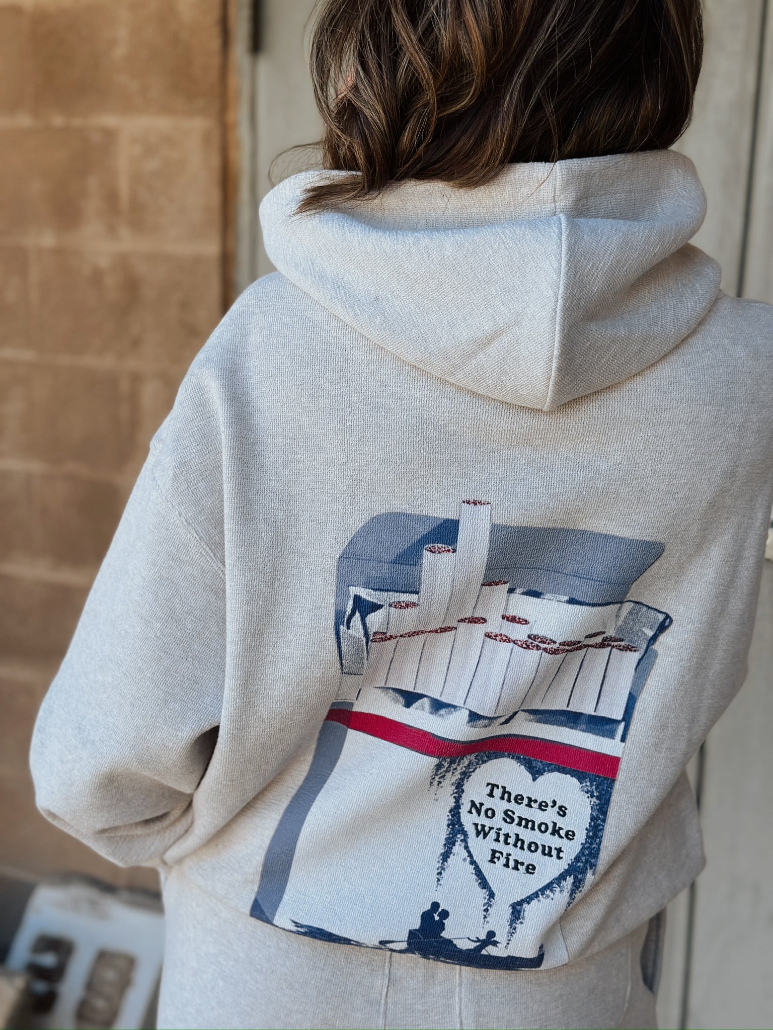 Boys Lie No Smoke V2 Racer Hoodie | Heather Grey | FINAL SALE