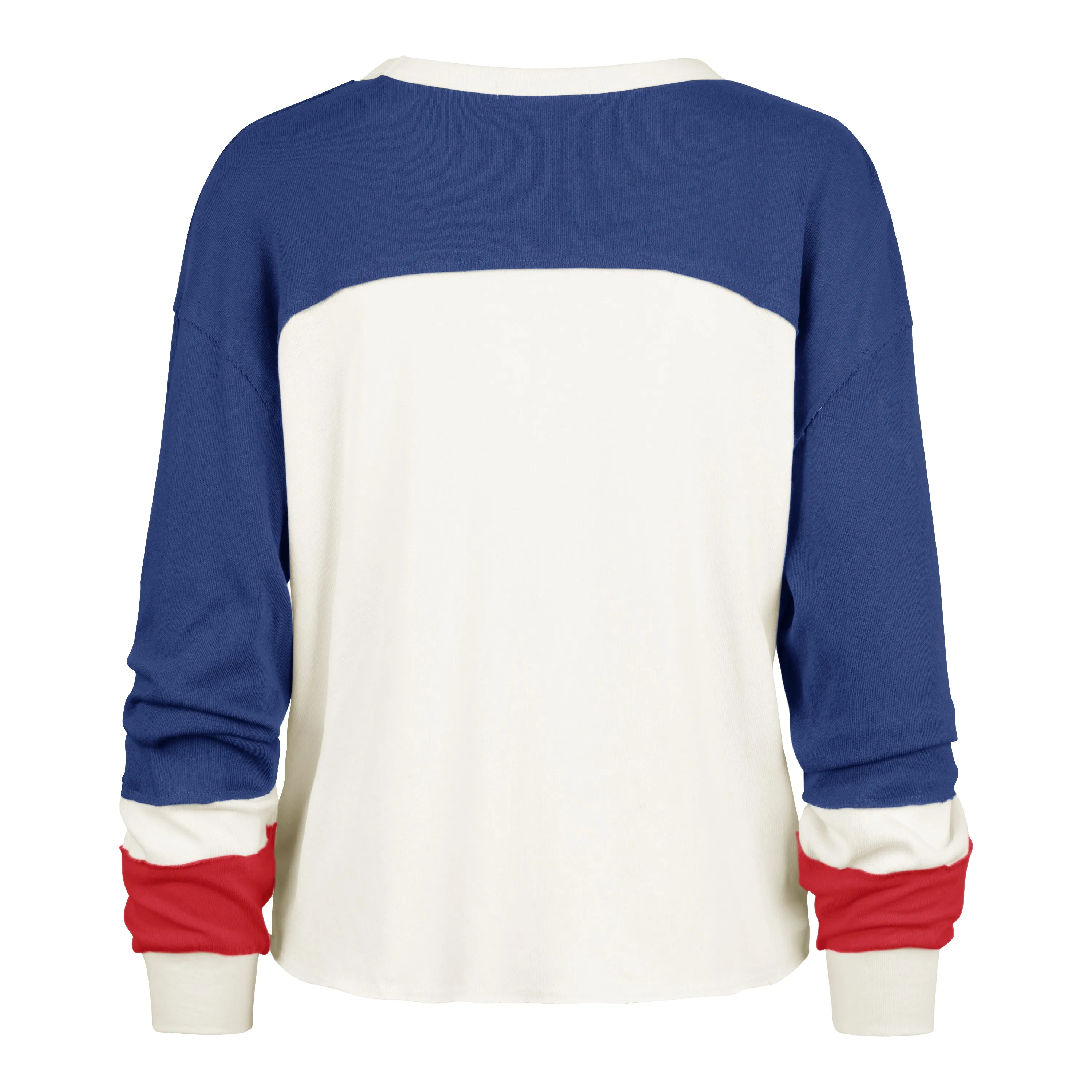 BUFFALO BILLS HISTORIC GRIDIRON CURVE '47 TONI LONG SLEEVE TEE WOMENS