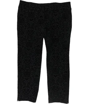 Charter Club Womens Flocked Point Casual Trouser Pants