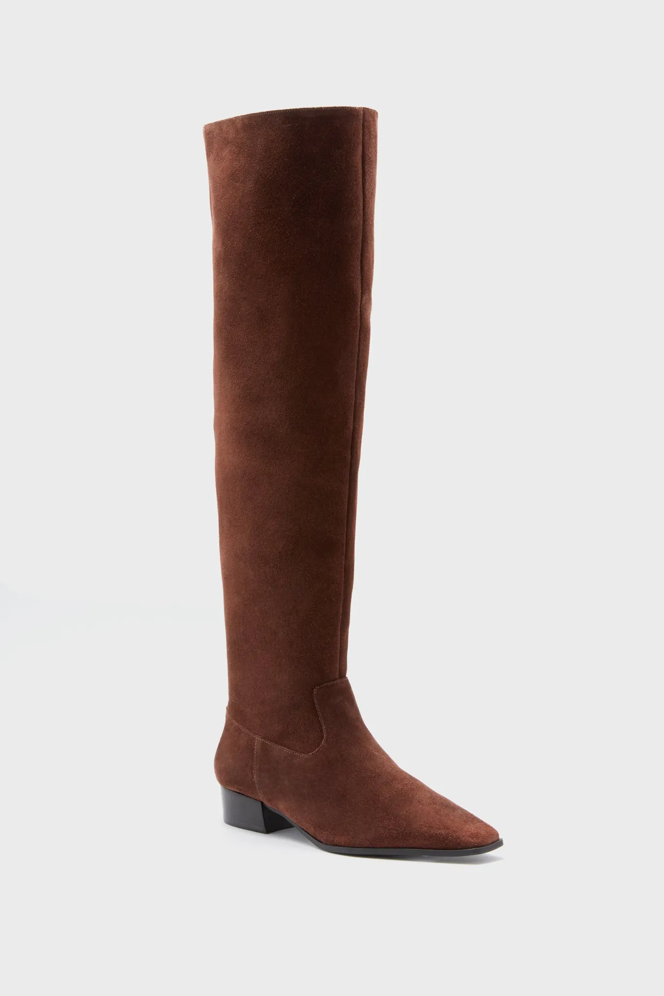 Cinnamon Coffee Over the Knee Helena Boots