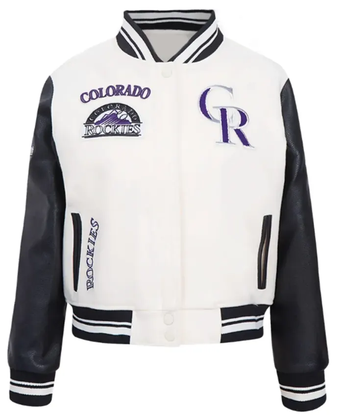 Colorado Rockies Varsity Jacket For Sale - William Jacket