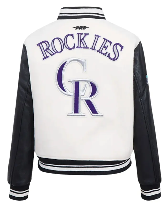 Colorado Rockies Varsity Jacket For Sale - William Jacket