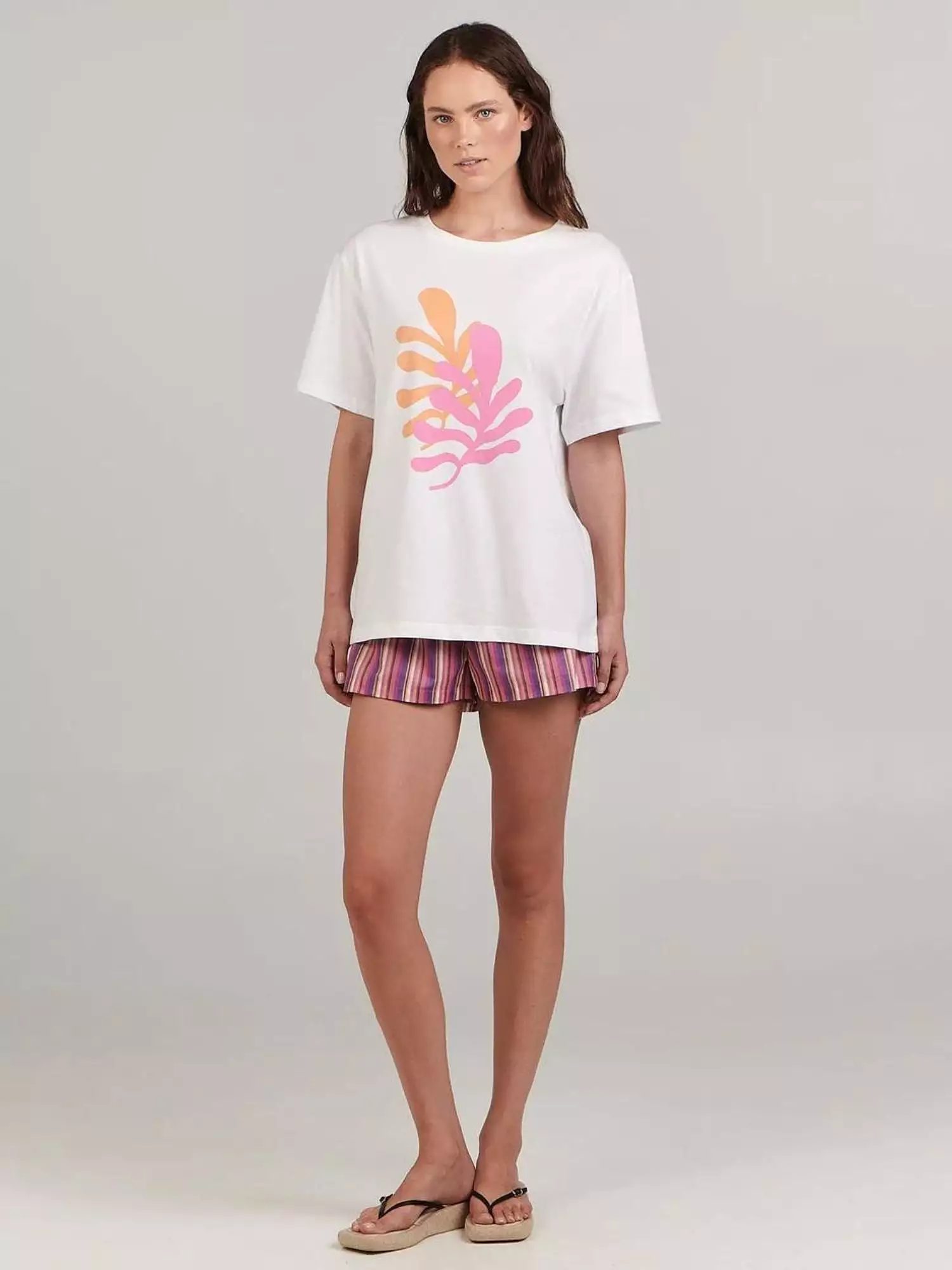 Coral Boyfriend Tee