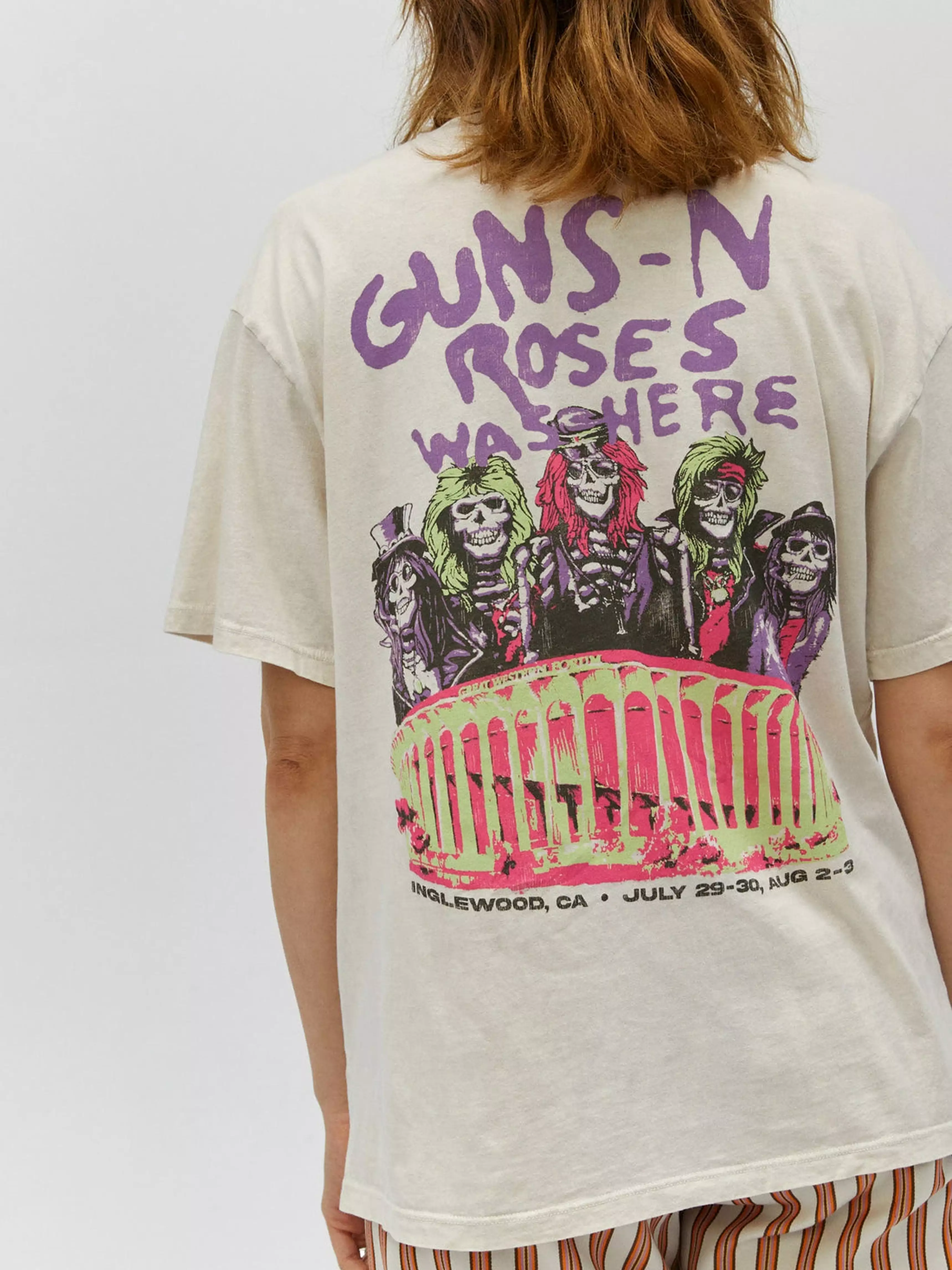 DAYDREAMER Guns N' Roses Was Here Boyfriend Tee