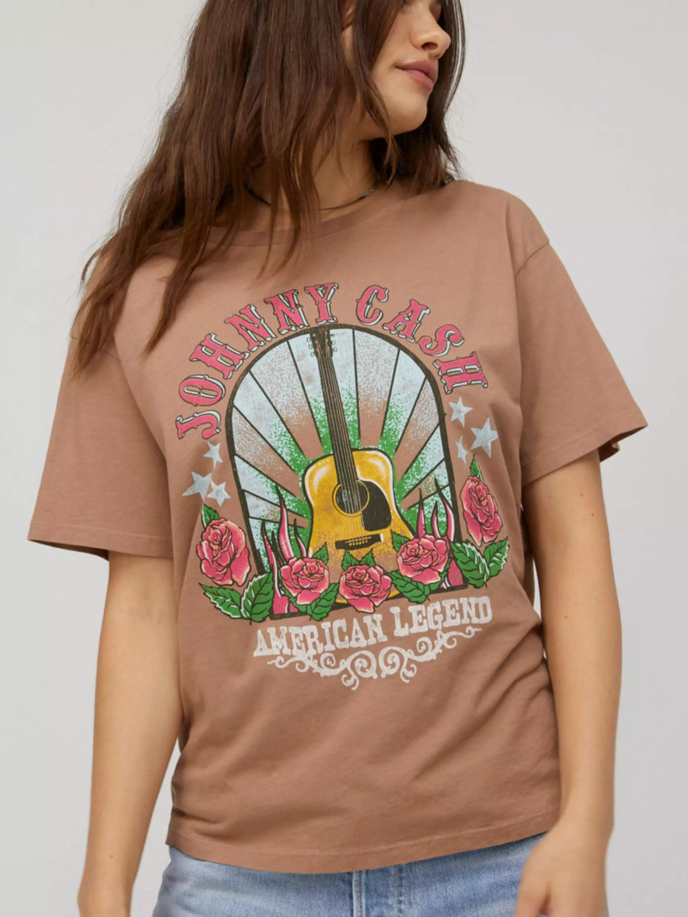 DAYDREAMER Johnny Cash American Legend Boyfriend Tee