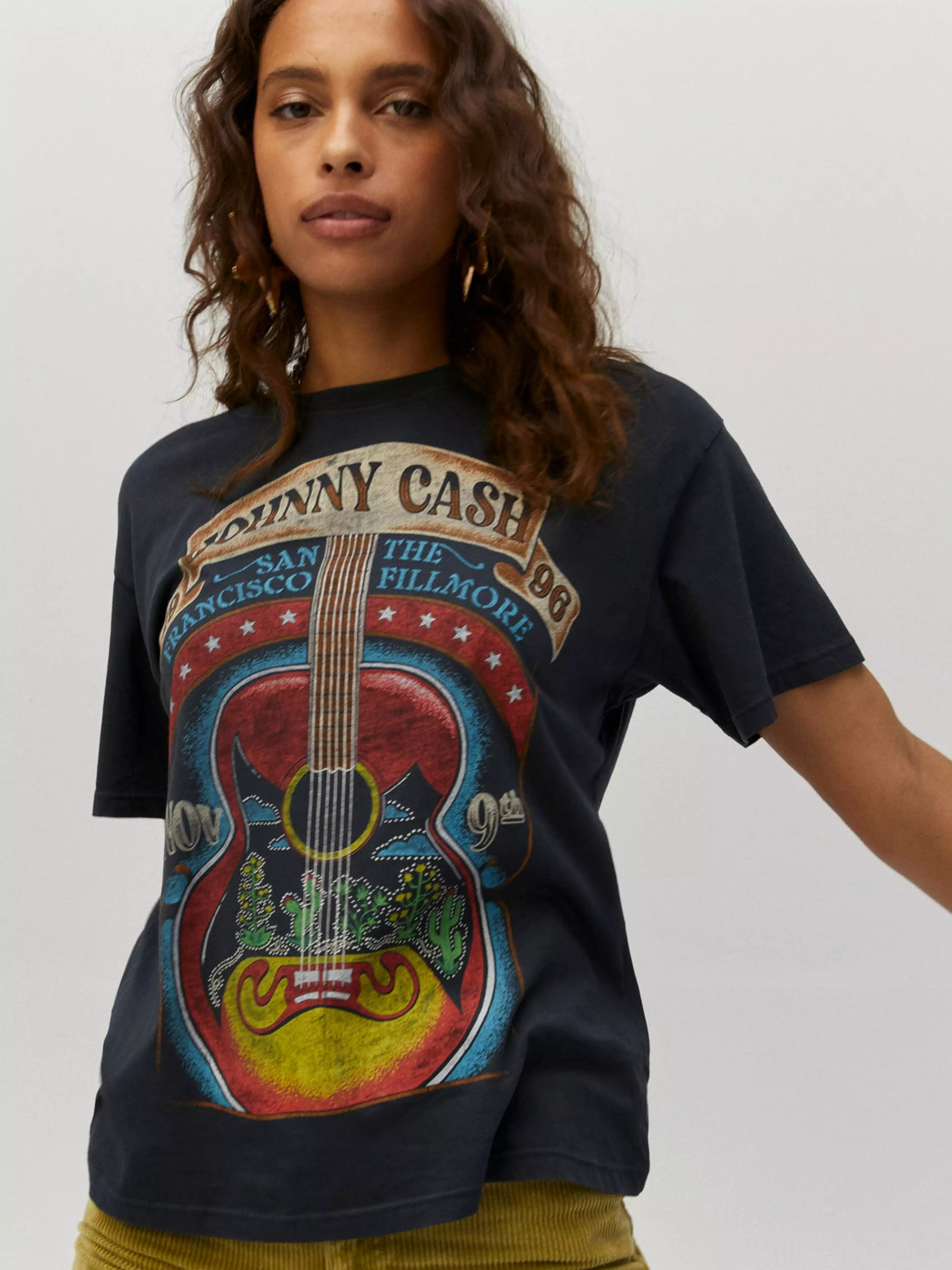 DAYDREAMER Johnny Cash Fillmore Show Boyfriend Tee