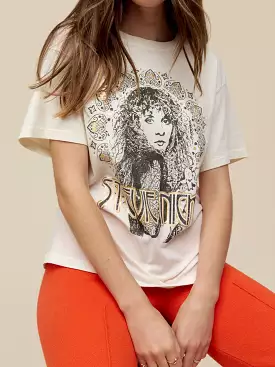 DAYDREAMER Stevie Nicks Metallic Boyfriend Tee