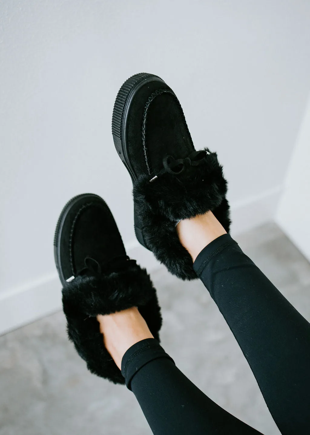 Delta Fur Chunky Loafers FINAL SALE