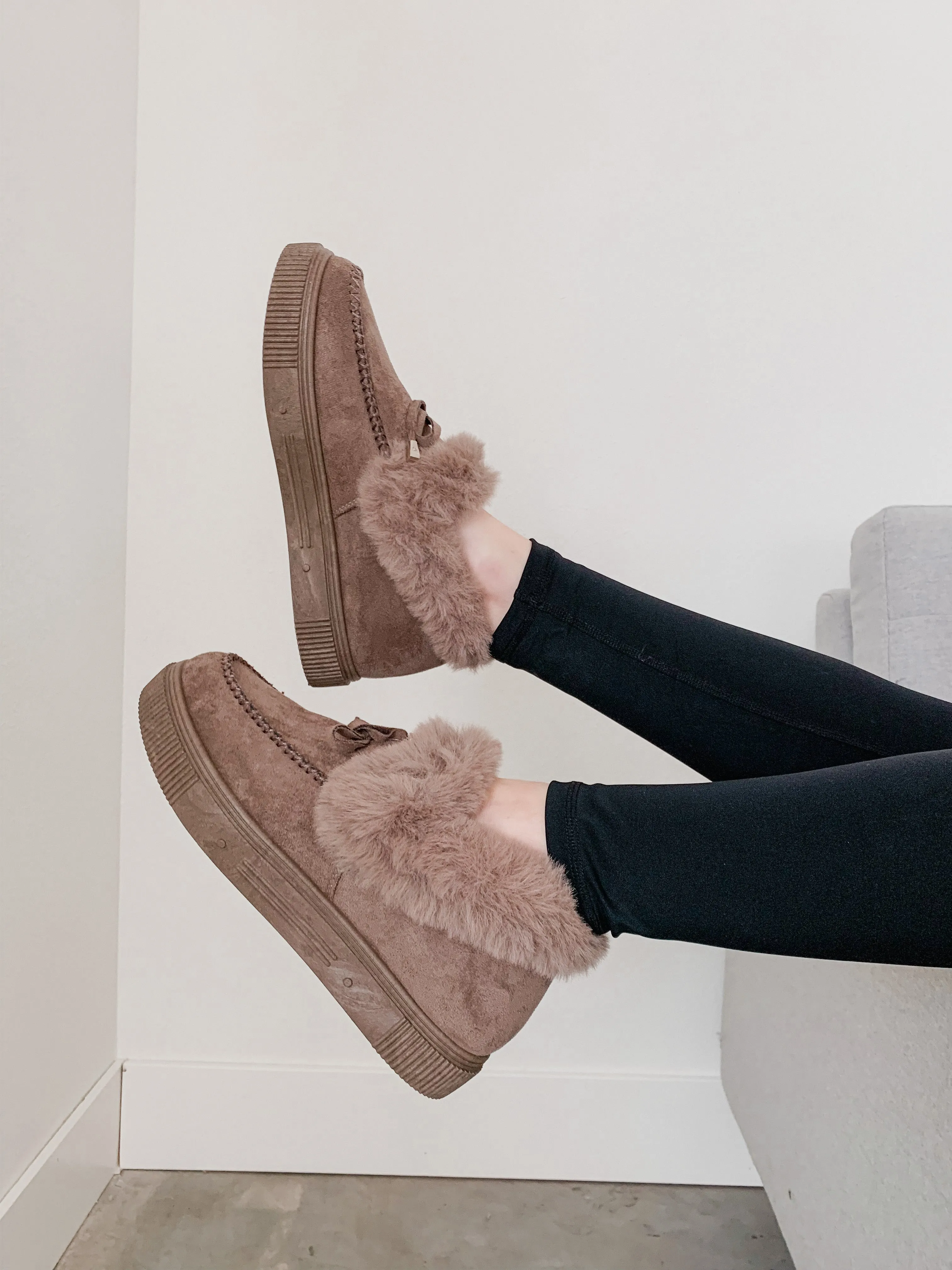 Delta Fur Chunky Loafers FINAL SALE