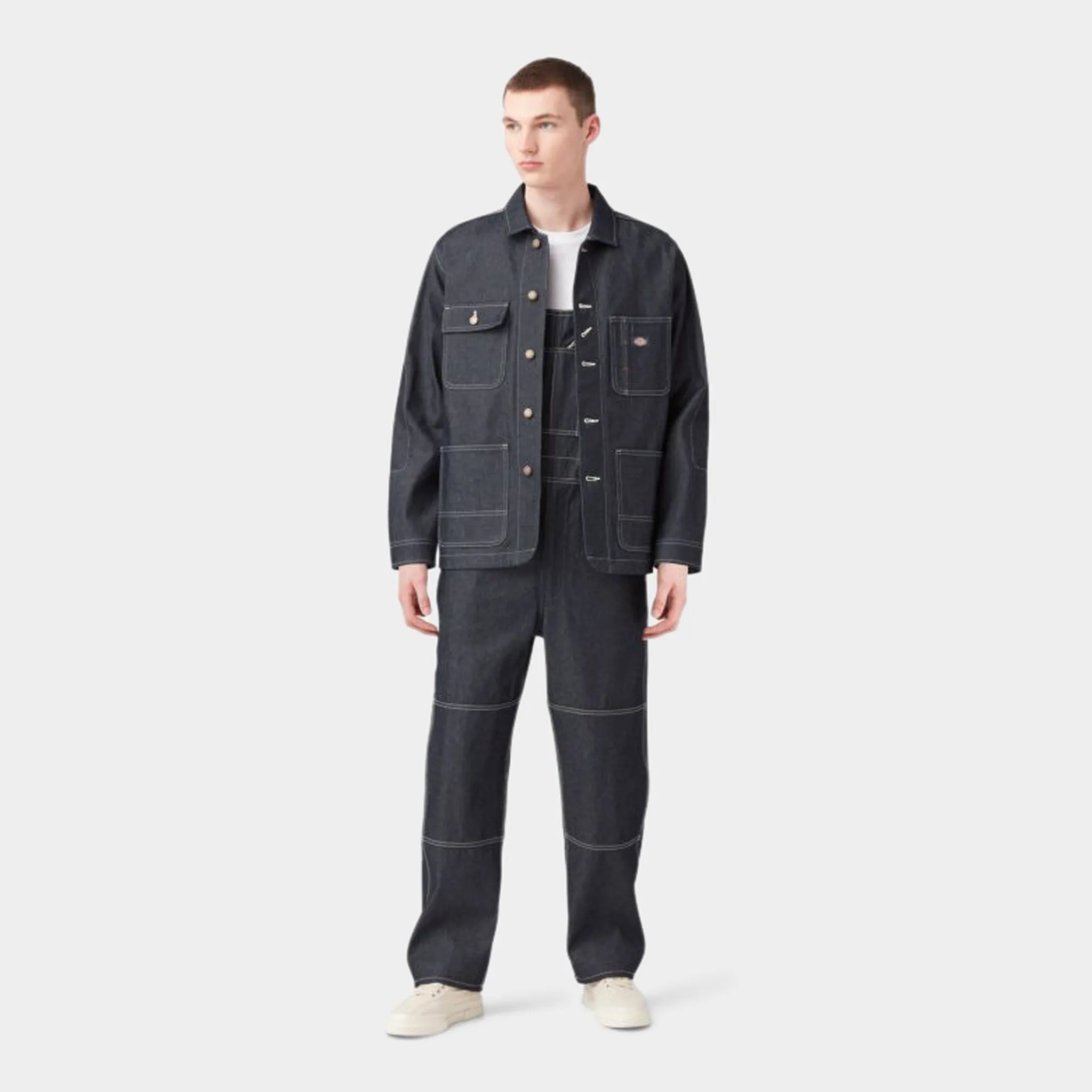 Dickies 100 year Denim Chore Coat / Indigo Blue