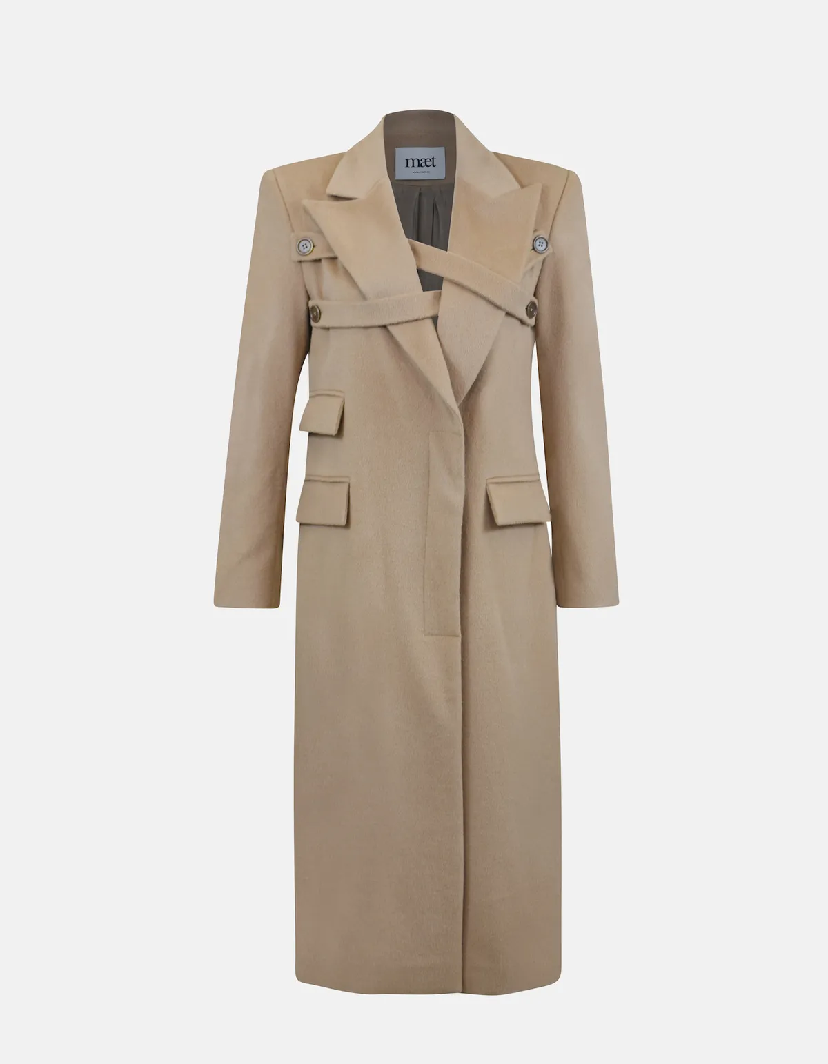 Elowen Cashmere Coat - Beige