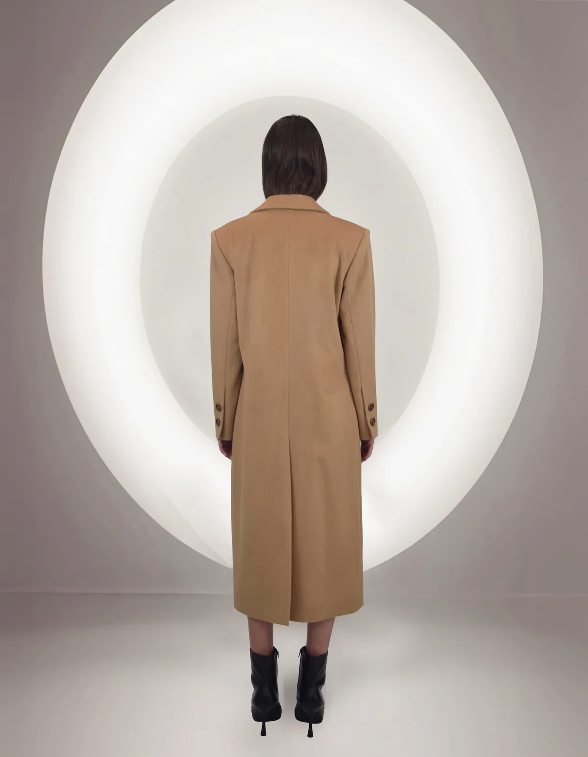 Elowen Cashmere Coat - Beige