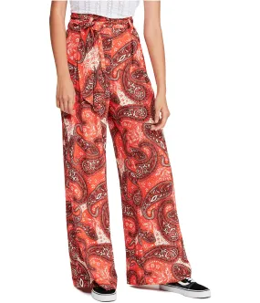 Free People Womens Paisley Casual Wide Leg Pants