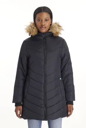 Fur Trimmed Hood Waterproof Coat - Modern Eternity