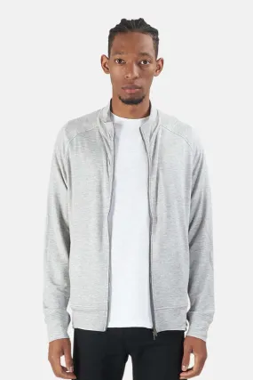 Garros Full Zip Hoodie - Heather Grey