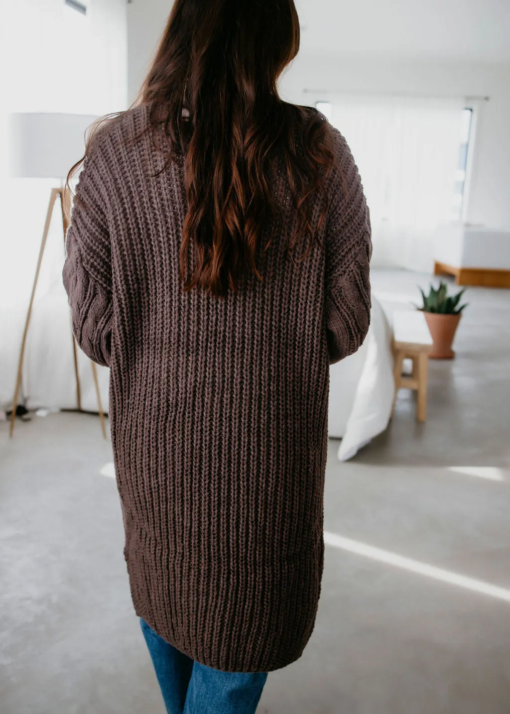 Giveon Cable Knit Cardigan