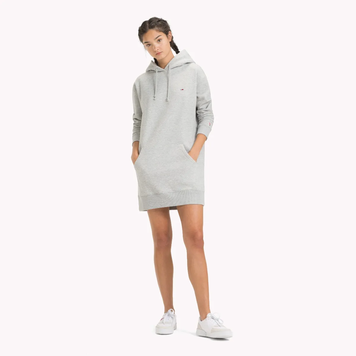 Grey Tommy Classics Hoody Dress | Dresses & Jumpsuits | Tommy Hilfiger