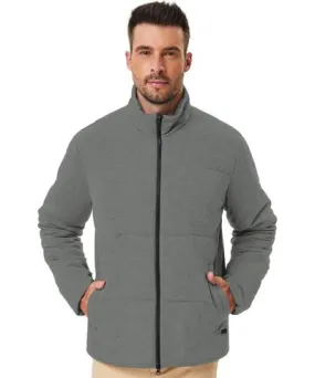 Hawke & Co. Outfitter Men's Quilted Stretch Full-Zip Jacket