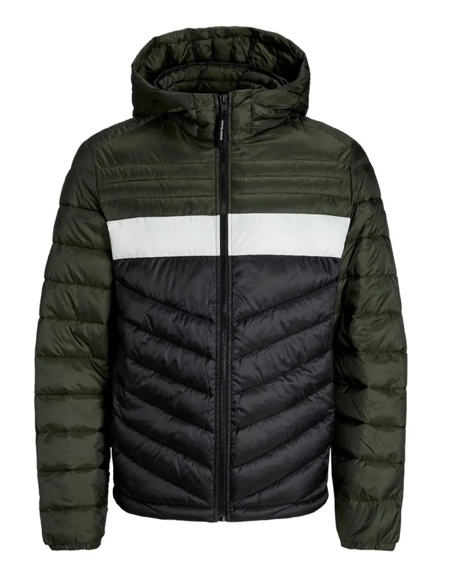 Jack & Jones Hero Puffer Hooded Jacket Rosin/Blocked