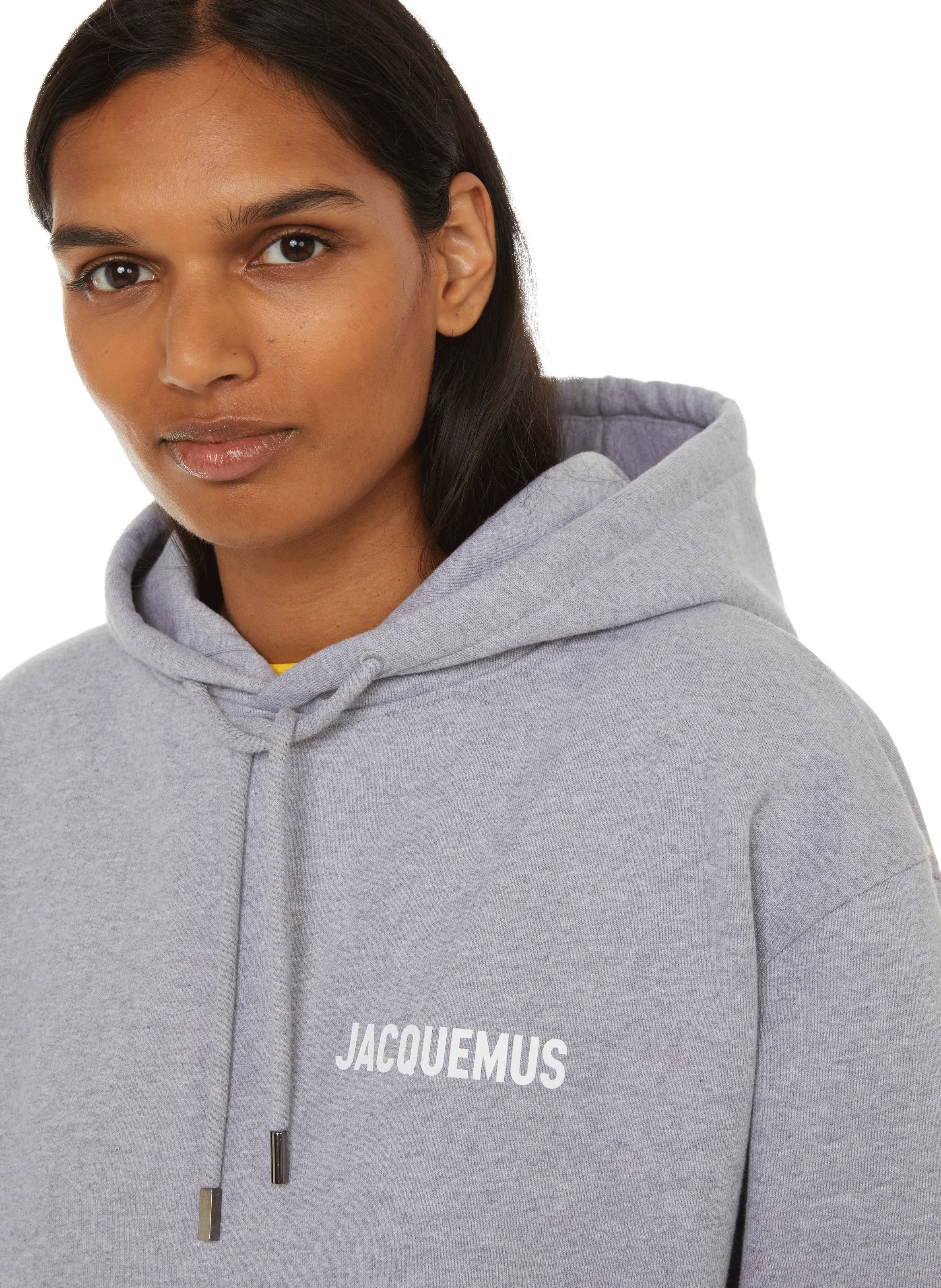 JACQUEMUS  Le Sweatshirt Jacquemus cotton hoodie - Grey