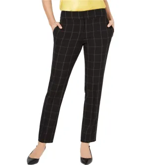 Kasper Womens Windowpane Casual Trouser Pants, TW2