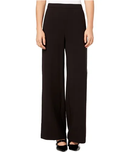 Kensie Womens Diuble-Strip Casual Wide Leg Pants