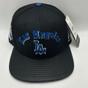 Los Angeles Dodgers MLB Pro Standard Genuine Merchandise 2020 World Championship and D Dodgers Side Patches Black Snapback