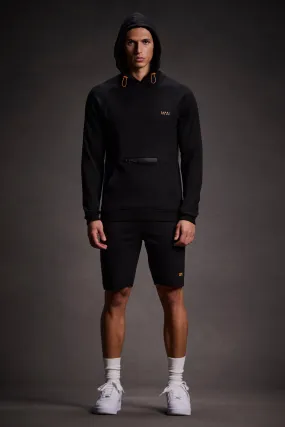 Man Active Fleece Hoodie And Shorts Set | boohooMAN UK