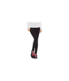 Material Girl Womens Foil Tuxedo-Stripe Yoga Pants