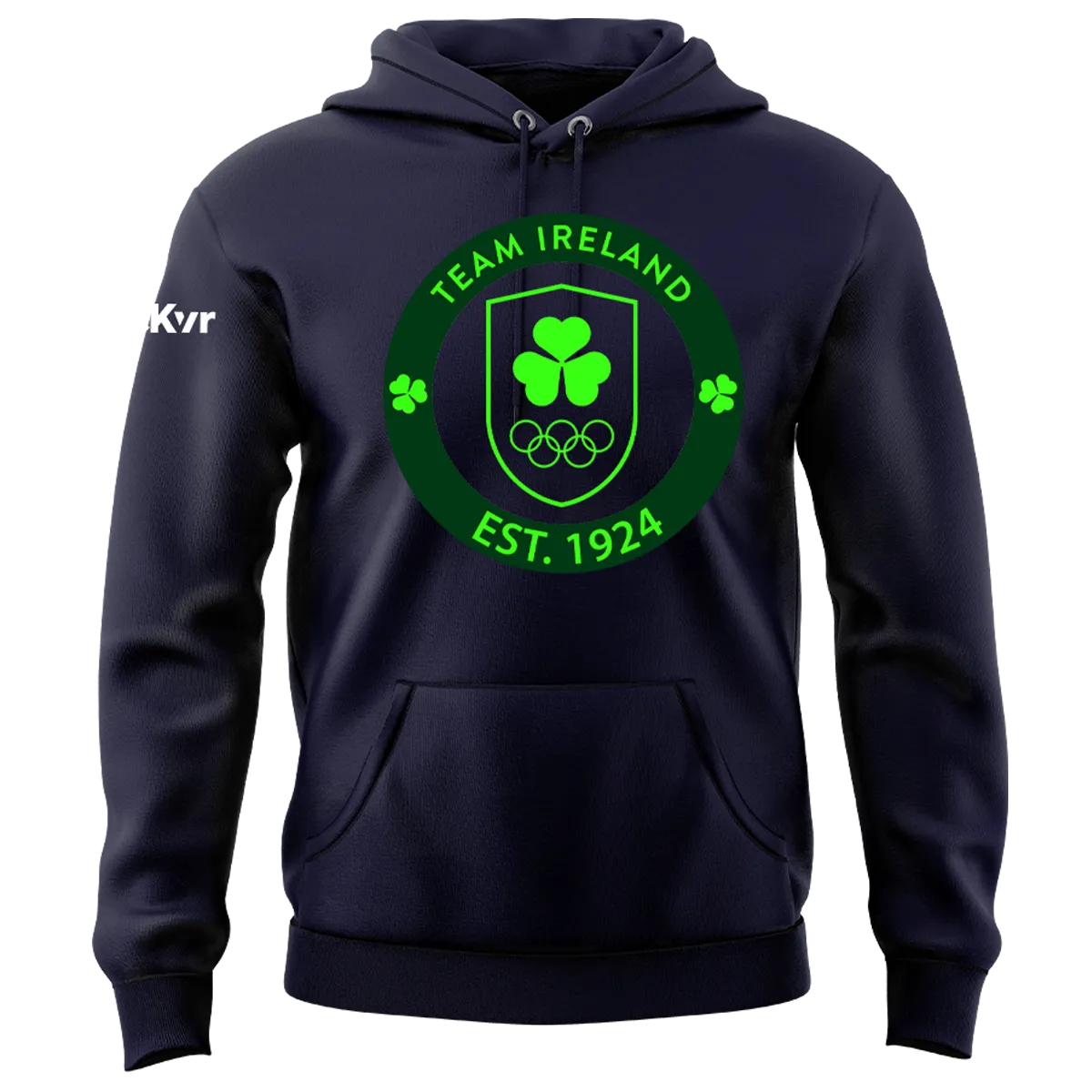 Mc Keever Team Ireland Big Logo Hoodie - Adult - Navy