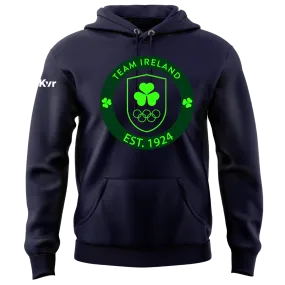 Mc Keever Team Ireland Big Logo Hoodie - Adult - Navy